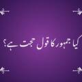 کیا جمہور کا قول حجت ہے؟